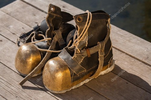 depositphotos 49034579 stock photo vintage shoes diver