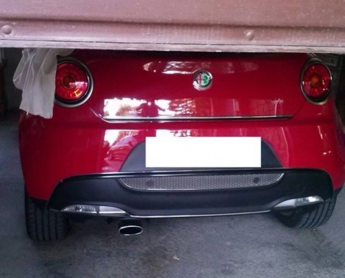 2017 alfa romeo mito caught while hiding in a garage reveals front and rear end 1